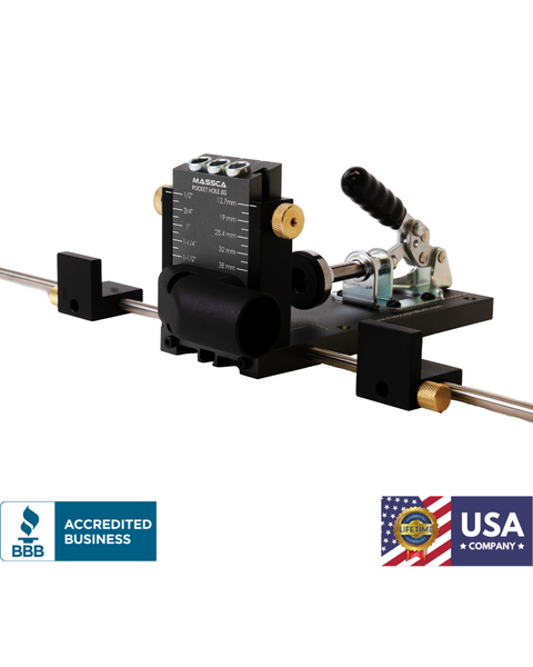 Massca M2 PRO Aluminum Pocket Hole Jig System