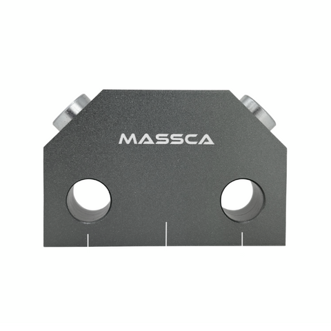 Massca Dowel Jig X - For Angled Dowel Joints + Quick Gear Clamp 12 Inches